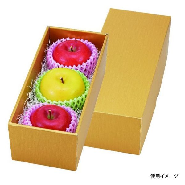ヤマニパッケージ 青果用贈答箱 ゴールド20 L-2362 50箱（10箱×5）（直送品）