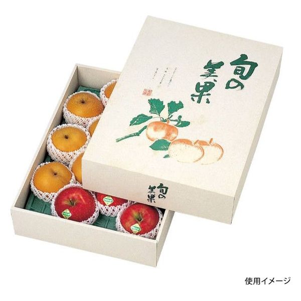 ヤマニパッケージ 青果用贈答箱 旬の美果（大） L-349 30箱（10箱×3）（直送品）