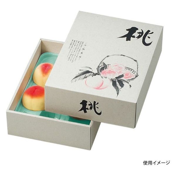 ヤマニパッケージ 青果用贈答箱 ホレスト桃 L-360 40箱（10箱×4）（直送品）