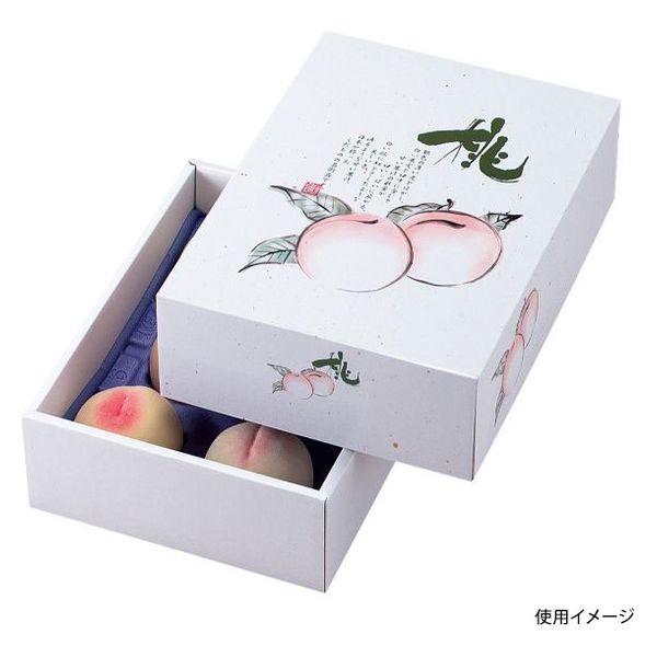 ヤマニパッケージ 青果用贈答箱 桃の郷3kg L-465 40箱（10箱×4）（直送品）