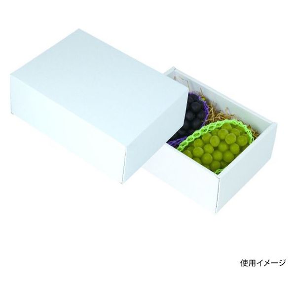 ヤマニパッケージ 青果用贈答箱 ホワイト2 深口 LTO-38 30箱（1箱×30）（直送品） - アスクル