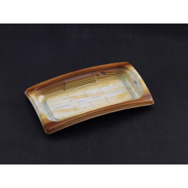 リスパック 惣菜容器 バイオデリカ リッジ18-11B メイプルウッド RHBH657 1袋(50個)（直送品）