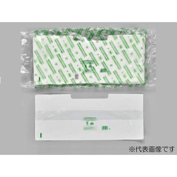 福助工業 弁当用レジ袋 キャリーバッグバイオ25ランチ乳白大 0488763 1袋(100個)（直送品）