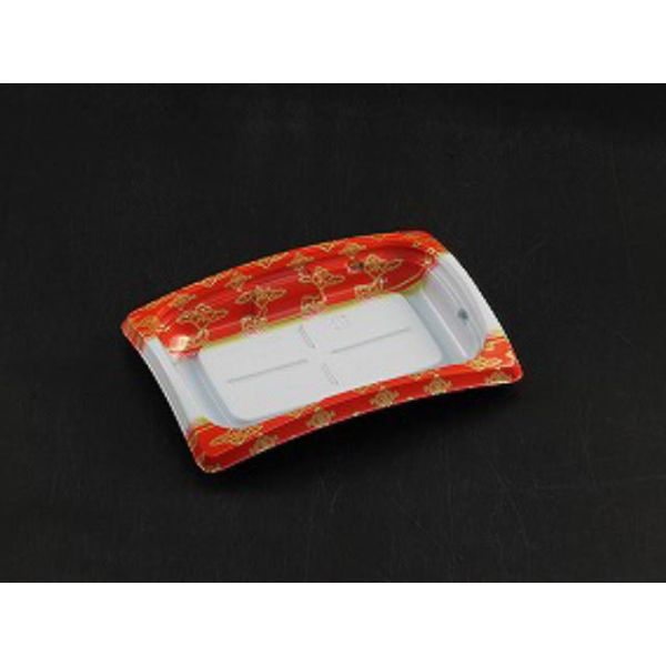 リスパック 惣菜容器 バイオデリカ リッジ15-11B 竜泉赤 RHBH539 1袋(50個)（直送品）