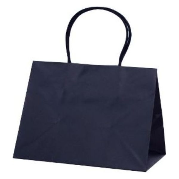 ベルベ  手提袋 マットバッグ KSワイド ネイビー 1778 100枚(10枚×10)（直送品）