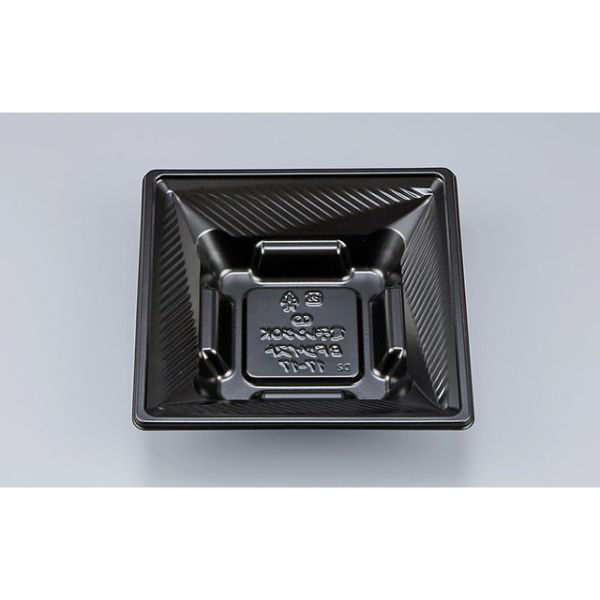 シーピー化成 どんぶり容器 BFツイスト黒本体