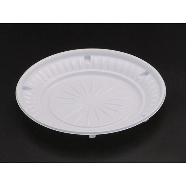 リスパック サラダ・フルーツ容器 クリーンカップ シャイニーD195B 白 PASA472 1袋(50個)（直送品）