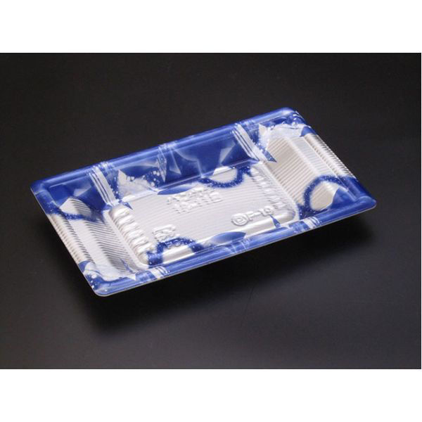 リスパック 寿司容器 万角18-11B そうりゅう青 RSAG154 1袋(50個)（直送品）