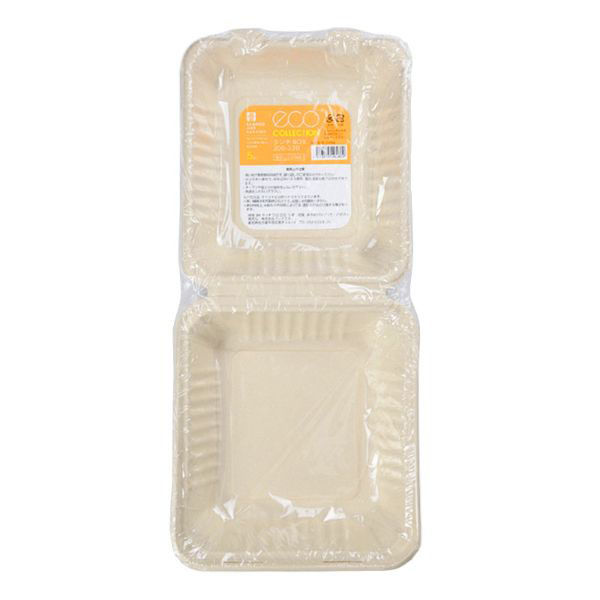 パックスタイル バガス容器 BBランチ 200-220(5枚入) 00678163 1袋(1個)（直送品）