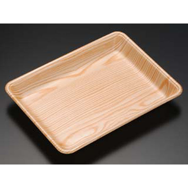 リスパック トレー J-28-21F 美人杉 FLFG588 1袋(100個)（直送品）