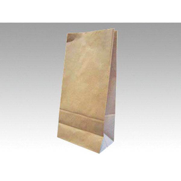 パックタケヤマ 紙袋 角底袋 ハイバッグ H5 未晒無地 XZT00383 1袋(100個)（直送品）