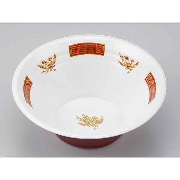 シーピー化成 麺・スープ容器 VK-760 鳳雷外赤 本体 0300760006205 1袋(50個)（直送品）