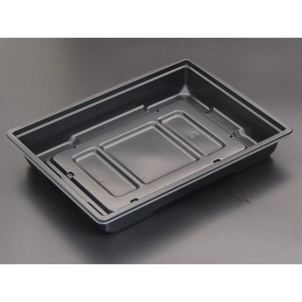 リスパック 弁当容器 饗膳 10B 黒 RHHK101 1袋(50個)（直送品）