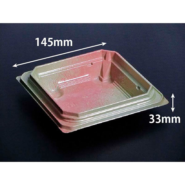 リスパック 丼・重 バイオデリカ 枠重 145B K-しきおり桃 RHBN604 1袋(50個)（直送品）