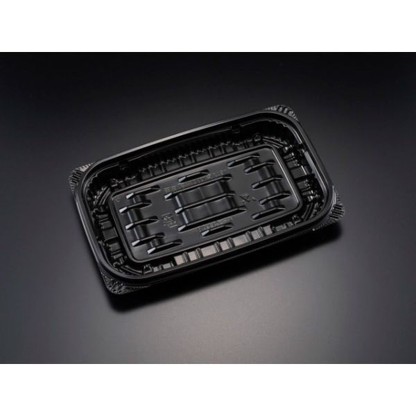 リスパック 惣菜容器 バイオデリカ キープ310B K-黒 RHIK523 1袋(50個)（直送品）