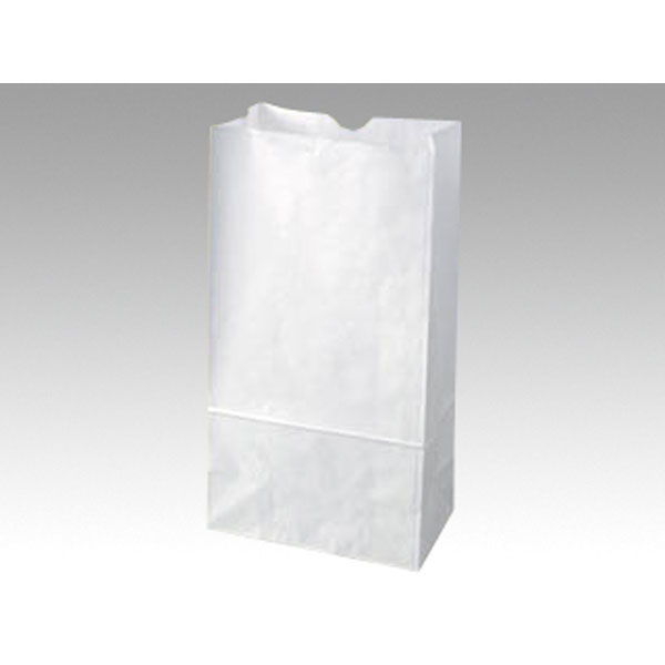 パックタケヤマ 紙袋 角底袋 ハイバッグ H4 晒無地 XZT00421 1袋(100個)（直送品）