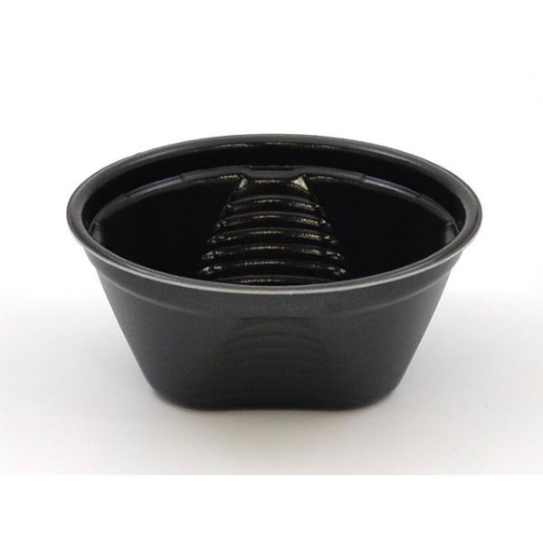 シーピー化成 麺・スープ容器 NFピッタ15 黒本体 0600215000525 1袋(25個)（直送品）