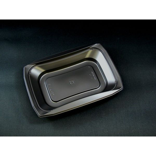 リスパック 弁当容器 バイオデリカ TP丼 40B 黒 耐寒 RHTK151 1袋(50個)（直送品）