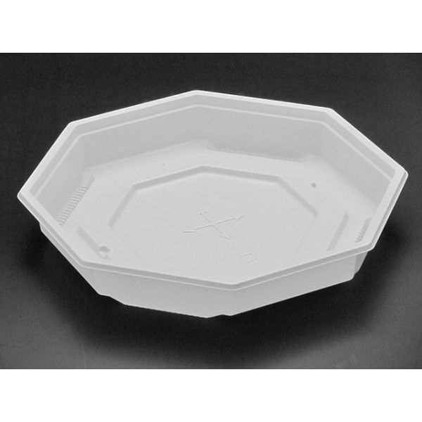 リスパック 弁当容器 饗膳 八角20B 白 RHHK602 1袋(50個)（直送品）