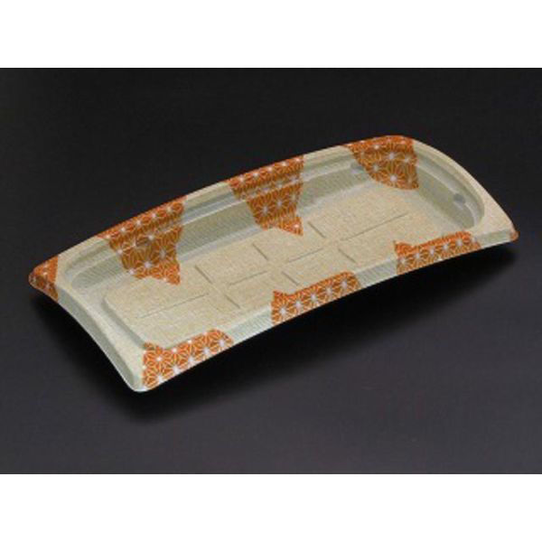 リスパック 惣菜容器 バイオデリカ リッジ22-11B いとオレンジ RHBH823 1袋(50個)（直送品）