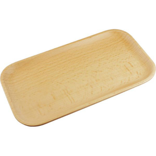 トーダイ 食器・皿 V-057 ブナ 長角プレート 18 浅 3510057V 1袋(1個)（直送品）