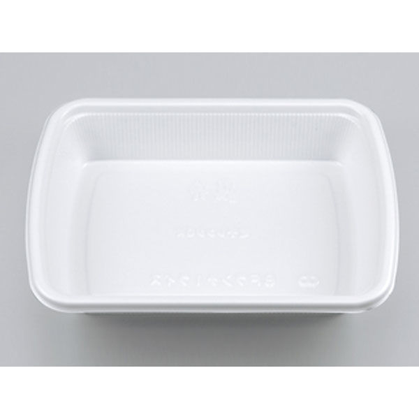 シーピー化成 弁当容器 BFランチ1ライスホワイト本体 0140901010075 1袋(50個)（直送品）