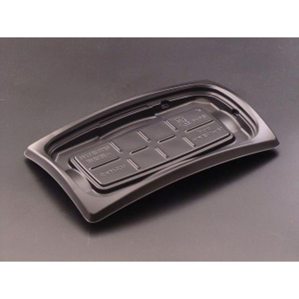 リスパック 惣菜容器 バイオデリカ リッジ18-11B浅黒 RHBH642 1袋(50個)（直送品）