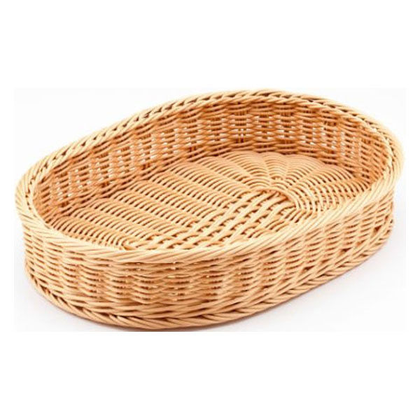 トーダイ 樹脂バスケット BB-4028T-IV小判型 バスケット 40型 高 アイボリー 01028TIV 1袋(1個)（直送品）