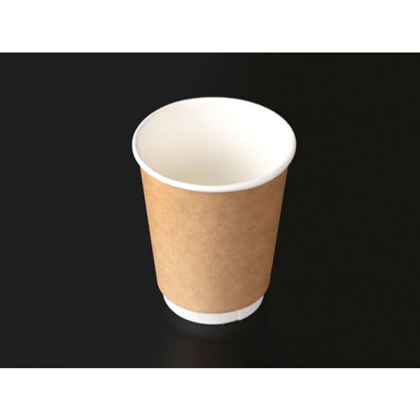 ケーピープラテック 紙コップ KMJ-240 ナチュラル 54438 1袋(25個)（直送品）