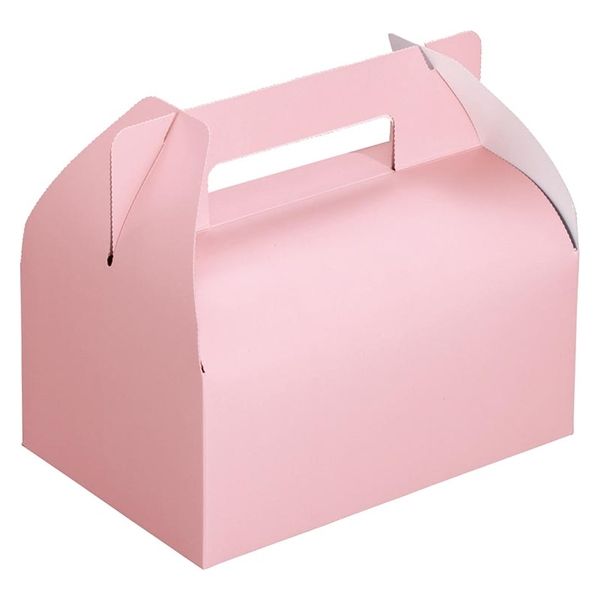 ヤマニパッケージ  ケーキ箱 キャリーピンク #8 20-105 300箱(50箱×6)（直送品）