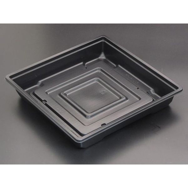 リスパック 弁当容器 饗膳 70B 黒 RHHK201 1袋(50個)（直送品）