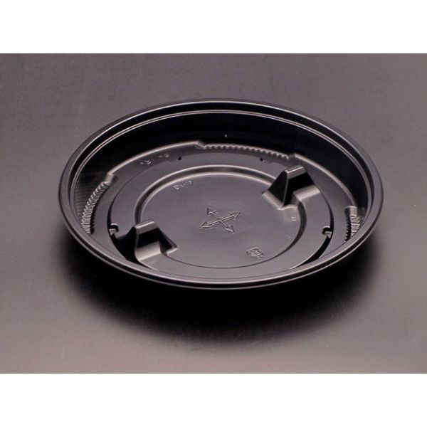リスパック 弁当容器 饗膳 丸20B 黒 RHHK751 1袋(50個)（直送品）