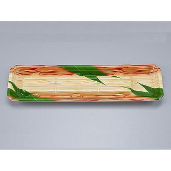 シーピー化成 トレー 新匠 ウナギ35-10 笹木目 0536035101470 1袋(50個)（直送品）