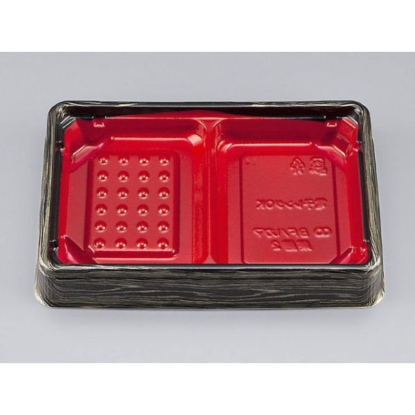 シーピー化成 弁当容器 BFハカマ集膳2 金板目 本体 0148202003255 1袋(50個)（直送品）