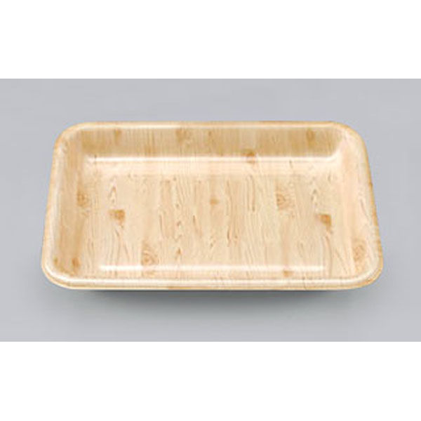 シーピー化成 トレー V-33 ひのき 0210033000770 1袋(50個)（直送品）