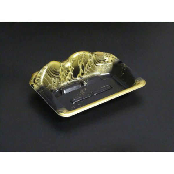 リスパック 刺身・鮮魚容器 うたげ 15B おきなみ金 FLHD426 1袋(50個)（直送品）