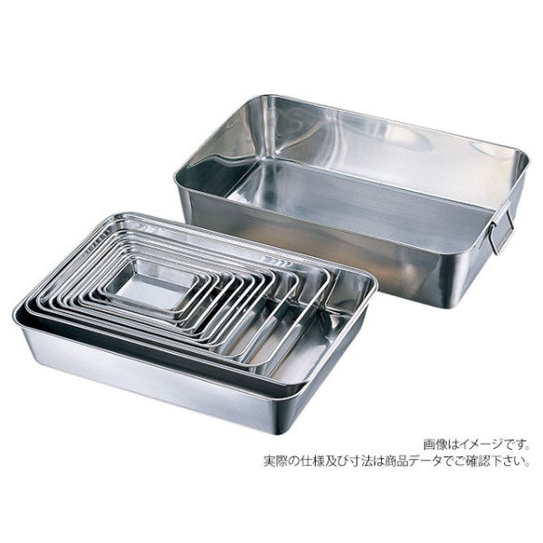 赤川器物製作所 AG 18-8 角バット カード判 33027 1袋(1個)（直送品）