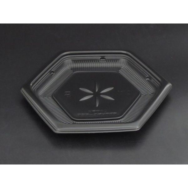 リスパック 惣菜容器 バイオデリカ KA R20B 黒 RHBD941 1袋(50個)（直送品）