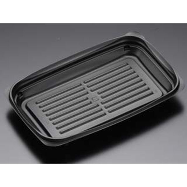 リスパック 惣菜容器 ハイクッカーH-APX460B 黒 RHIG102 1袋(50個)（直送品）