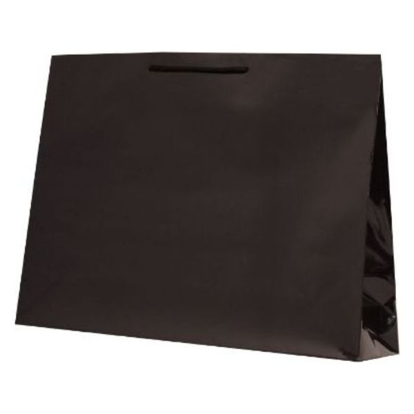 ベルベ  手提袋 ファットバッグ ブラック 1571 50枚(10枚×5)（直送品）