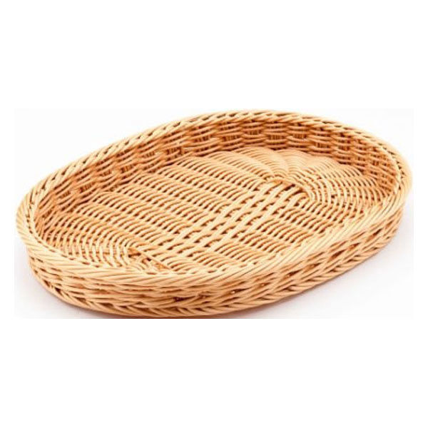 トーダイ 樹脂バスケット BB-4028S-IV小判型 バスケット 40型 低 アイボリー 01028SIV 1袋(1個)（直送品）