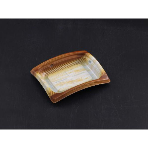 リスパック 惣菜容器 バイオデリカ リッジ13-11B メイプルウッド RHBH477 1袋(50個)（直送品）