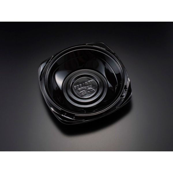リスパック 丼容器 バイオPET 海専丼160B 黒 RRKS221 1袋(50個)（直送品）
