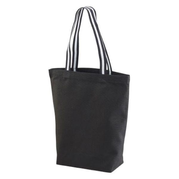 United Athle 1460-01 キャンバストートバッグ ブラック・ブラックアンドホワイト M 14600139834 1袋(1個)（直送品）