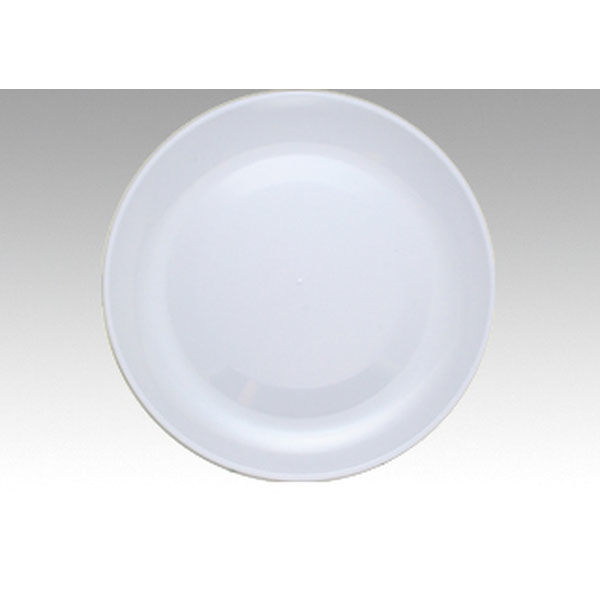 ニシキ 刺身・鮮魚容器 丸皿 D-30 白  2100300250 1袋（10枚）（直送品）