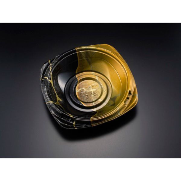リスパック 丼容器 海専丼160B ゆうりゅう金 RRKS224 1袋(50個)（直送品）