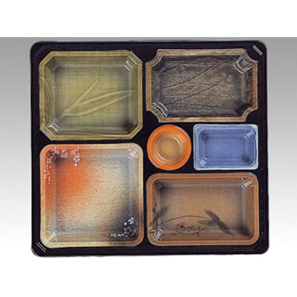 福助工業 仕出弁当 優膳 YN-550H うつわ 本体 546194 1袋(20個)（直送品）