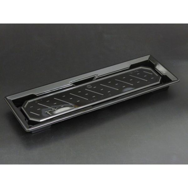 リスパック 寿司容器 バイオPET ふれあい32-11B 黒 FABP722 1袋(50個)（直送品）