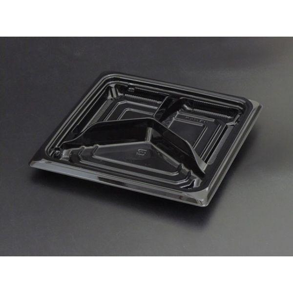 リスパック 汎用容器 クリーンカップ つどい17B-3S 黒 PAQS392 1袋(50個)（直送品）