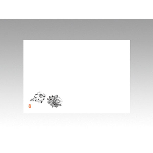 カミイソ産商 テーブルマット 尺3寸 No.101 さざえ 71000101 1袋(100枚)（直送品）